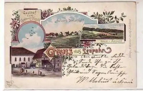 39094 Ak Lithographie Gruß aus Leupahn 1905