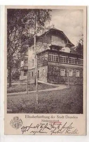 52850 Ak Niederneukirch Elisabethstiftung der Stadt Dresden 1921