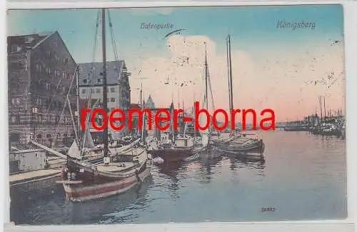 77752 Ak Königsberg Hafenpartie 1911