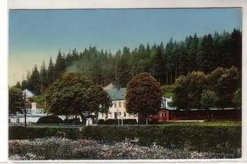 57001 Ak Rautenkranz Gasthof und Pension Frischhütte 1915