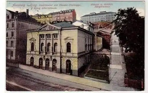 42968 Ak Annaberg im Erzgebirge Bürgerschule 1911