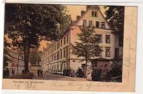 51911 Ak Warmbad bei Wolkenstein Ortsansicht 1915
