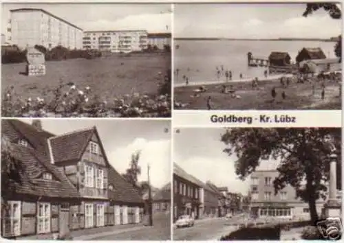 11714 Mehrbild Ak Goldberg Kreis Lübz 1984