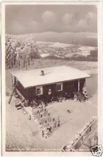 00716 Ak Hahnenklee im Winter Schutzhütte 1929