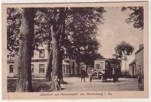 54482 Ak "Gasthof zur Heinzebank" bei Marienberg in Sachsen 1925
