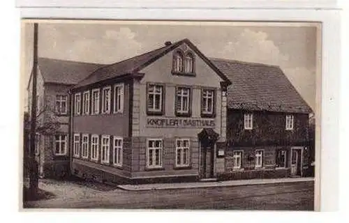 49157 Ak Bräunsdorf b. Oberfrohna Knöflers Gasthaus 1937