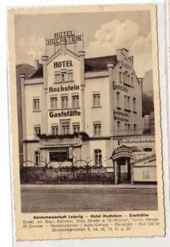 46665 Ak Leipzig Hotel & Gaststätte Leipzig 1942