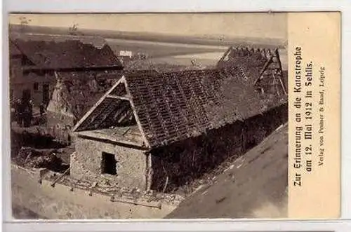 44441 Ak Erinnerung an die Katastrophe in Sehlis 1912