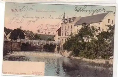 41364 Ak Bautzen Parthie an der Spree 1904
