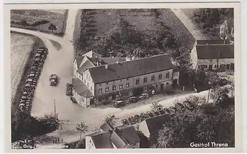44691 Ak Gasthof Threna Fliegeraufnahme um 1930