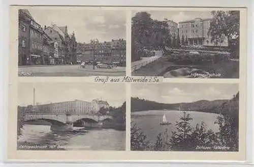 54937 Mehrbild Ak Gruß aus Mittweida in Sachsen 1943