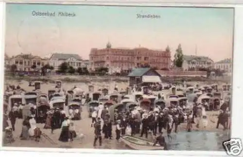26123 Ak Ostseebad Ahlbeck Strandleben 1908