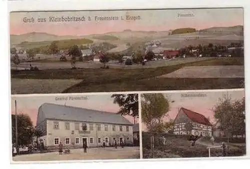 53238 Mehrbild-Ak Gruß aus Kleinbobritzsch b. Frauenstein im Erzgeb. um 1920