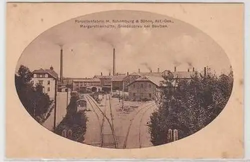 56313 Ak Großdubrau bei Bautzen Margaretenhütte 1918