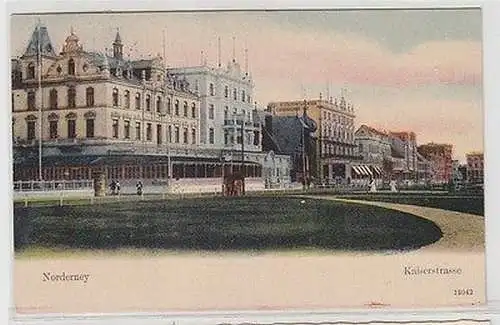 61775 Ak Norderney Kaiserstrasse 1911