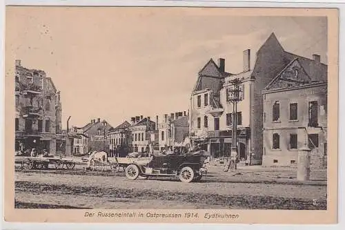 94514 AK Eydtkuhnen (Tschernyschewskoje) - Der Russeneinfall in Ostpreussen 1914