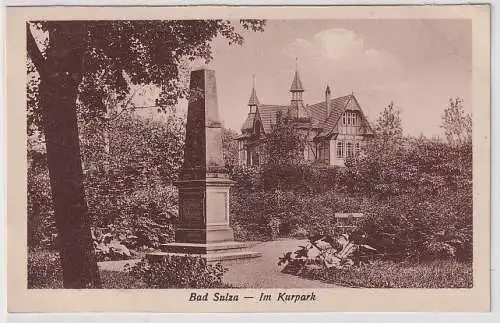 31537 Ak Bad Sulza Im Kurpark um 1930