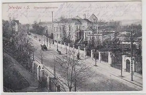 42618 Feldpost Ak Werdau Crimmitschauerstraße 1918
