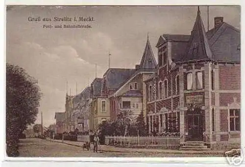 17116 Ak Gruß aus Strelitz in Mecklenburg um 1920