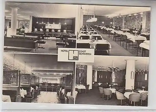 64559 Mehrbild Ak Schwerin Hotel "Stadt Schwerin" 1972