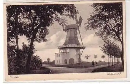 35879 Ak Emden Weizenmühle um 1930