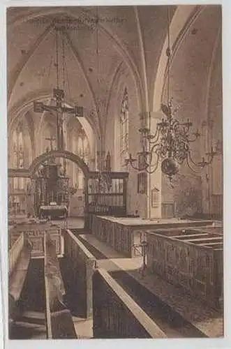 53484 Ak Quakenbrück Inneres der St. Sylvesterkirche 1918