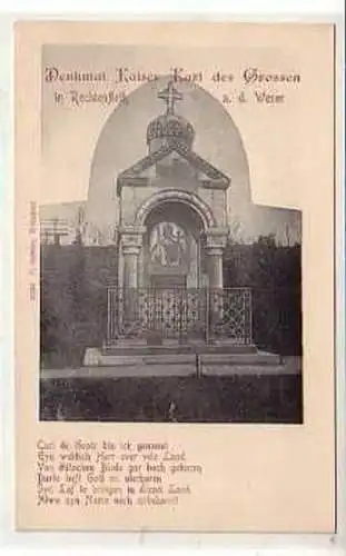 40459 Ak Denkmal in Rechtenfleth an der Weser um 1900