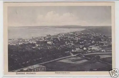 31607 Ak Seebad Ahlbeck Gesamtansicht 1921