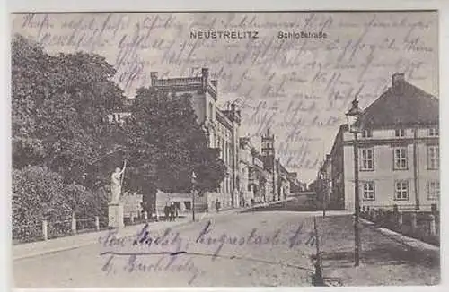 43876 Ak Neustrelitz Schloßstraße 1927
