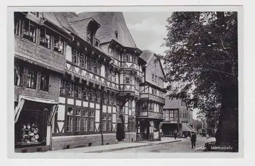 25470 Ak Goslar Marktstrasse um 1940