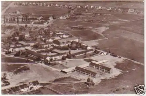 17603 Ak Luftaufnahme der Misburger Schulen um 1960