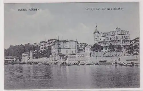 908233 AK Sassnitz von der See gesehen - Insel Rügen