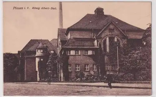 58852 Ak Plauen i.V. - König-Albert-Bad 1916