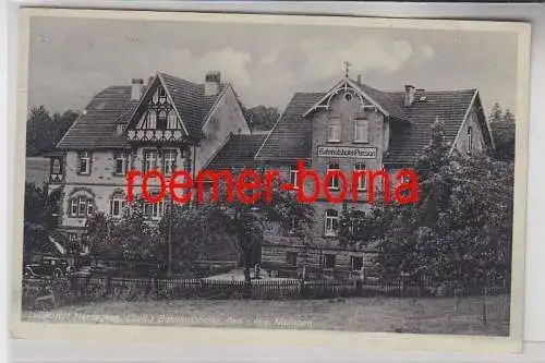 60969 Feldpost Ak Luftkurort Hardegsen Bahnhofshotel 1940