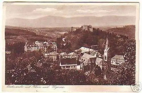 11425 Ak Badenweiler mit Rhein und Vogesen 1934