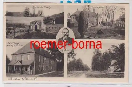 85769 Mehrbild Ak Dömitz a. Elbe i.M. Fritz Reuter´s Festungsgebäude usw. 1932