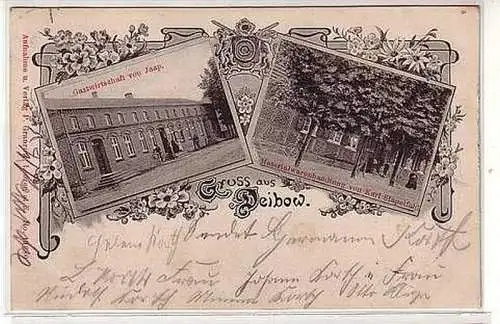 38409 Mehrbild Ak Gruß aus Deibow Gasthof usw. 1906
