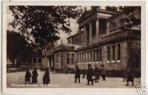 11661 Ak Wuppertal Elberfeld Hauptbahnhof 1933