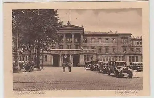 13277 Ak Wuppertal Elberfeld Hauptbahnhof 1931