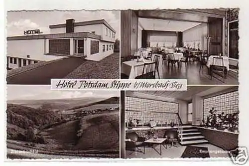 29488 Ak Stippe bei Morsbach Sieg Hotel Potsdam 1968