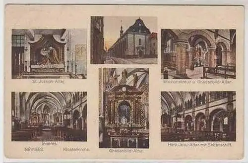 16259 Mehrbild Ak Neviges Klosterkirche 1922