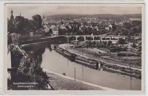 46838 Ak Saarbrücken Saarpartie 1935