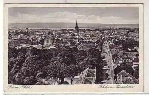 34700 Feldpost Ak Düren Rhld. Blick vom Wassertum 1943