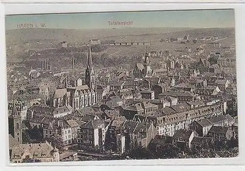 65063 Ak Hagen i.W. Totalansicht 1916