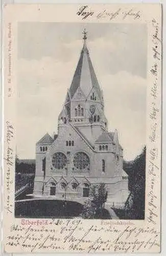 49609 Ak Elberfeld Friedhofskirche 1909