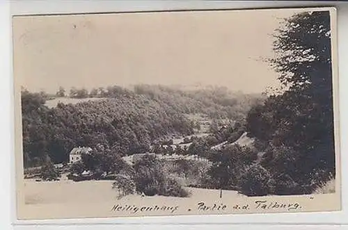 67705 Foto Ak Heiligenhaus "Partie an der Talburg" 1928