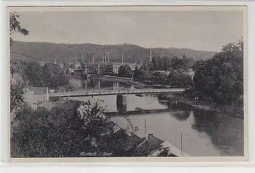 66570 Feldpost Ak Mettlach Saar Totalansicht 1943