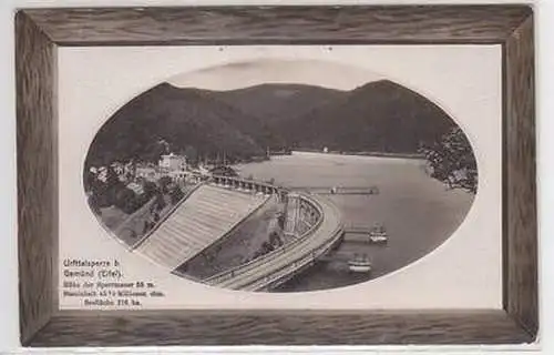 54702 Ak Urfttalsperre bei Gemünd (Eifel) um 1930
