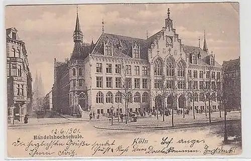 61864 Ak Köln Handelshochschule 1901