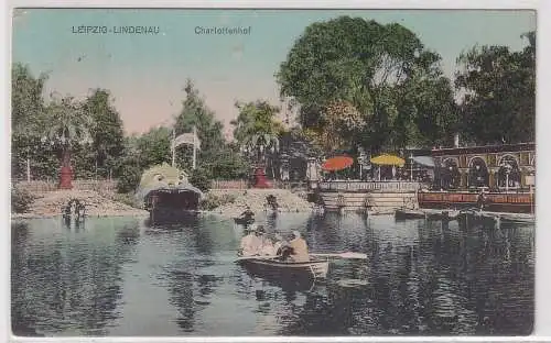 10034 Ak Leipzig-Lindenau Charlottenhof 1910